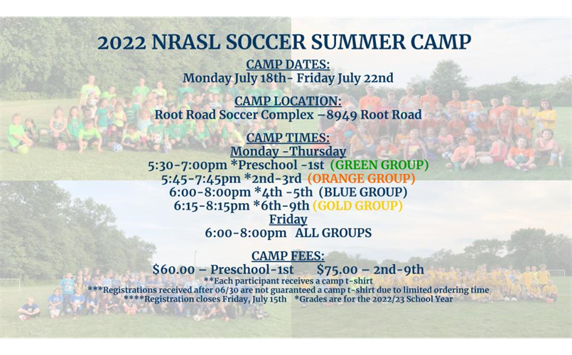 2022 Soccer Summer Camp 
